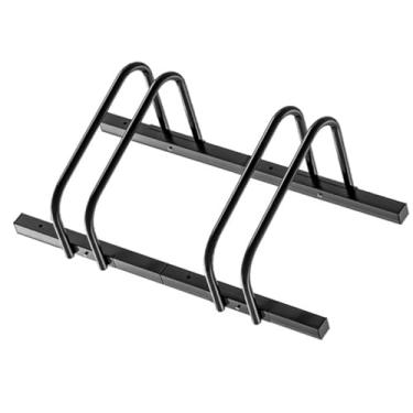 Imagem de UGPLM Suporte de estacionamento para bicicletas no chão Suporte de chão para bicicletas de pé para infantis Jardins Jardim Interior Exterior Quintal