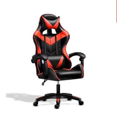 Imagem de Cadeira Gamer, Escritório, Confortável Ômega (Vermelha/Preta)
