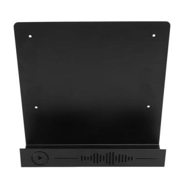 Imagem de AYNEFY Exibição de Registro Rack Rack, Prateleira de Recorde de Montagem na Parede Slim e Minimalista Organizador de Parede de Forte Capacidade de Rolamento de Rolamento para Salas de Estar Em Casa