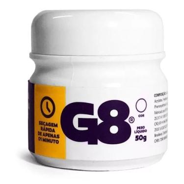 Imagem de Gel Cola Para Fabricação De Mega Hair G8 - 50g -marrom