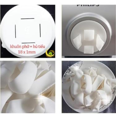 Imagem de PASTADISC Pasta Pappardelle, disco em forma de macarrão Pho adequado para máquina automática de macarrão e macarrão Philips, disco compatível com a máquina de macarrão Philips para acessórios de