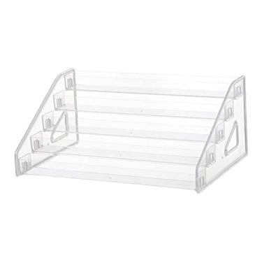 Imagem de Fiocias Expositor de Esmaltes, Suporte para óleos Essenciais, Organizador de Maquiagem, Organizador Transparente Multiuso para Maquiagem, Joias, óleos Essenci, 5 camadas