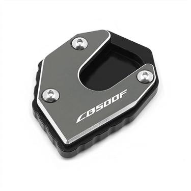 Imagem de Acessórios para motocicletas Placa de extensão para descanso lateral, placa ampliadora, suporte para descanso lateral, para CB650F CBR650F CB500F CB500X NC700D