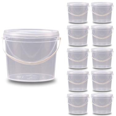 Imagem de Balde 2.2 Litros Para Pipoca Lembrancinha - Kit 10 Pçs
