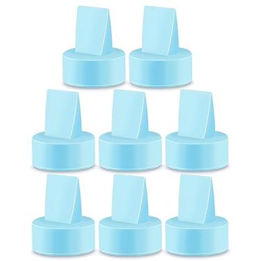 Imagem de Maymom Válvulas de bico de pato compatíveis com Spectra S1 Spectra S2 Spectra 9 Plus. Peças de bomba de substituição Spectra não originais Spectra Válvula de bico de pato (8 ct Blue)