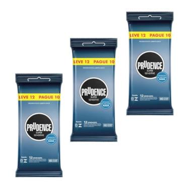 Imagem de Kit Promocional 36 Preservativo Camisinha Super sensitivel Prudence