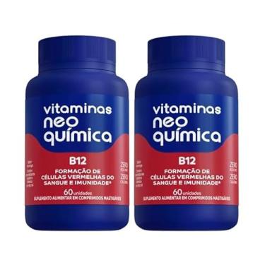 Imagem de Kit 2 Vitamina B12 60 Comprimidos Mastigáveis - Neo Quimica