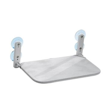 Imagem de Baoblaze Poleiro de janela dobrável para gatos, assento de janela com estrutura de aço, tela de malha, ventosa, rede, cama para gatos, banho de, descanso, Cinza 51.5x29cm