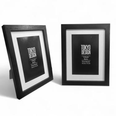 Imagem de Porta Retratos 10x15 Moldura Paspatur Quadro Coleção Bronx - MultiA