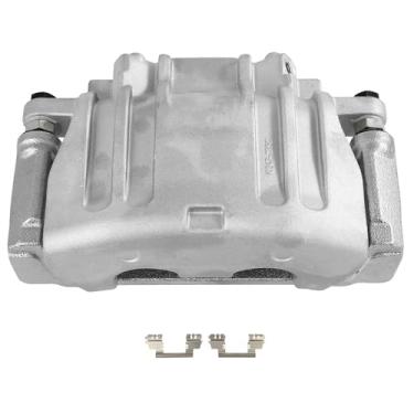 Imagem de SCITOO Pinça de freio a disco dianteira esquerda 18-5017 com suporte apto para Chrysler para 200 2013-2014, para Dodge para Challenger 2009-2020, para Dodge For Magnum 2005-2008, pistões duplos