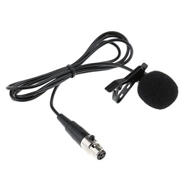 Imagem de Generic Microfone de Lapela XLR de 3,5 Mm, ângulo Reto/reto, 3 Pinos, Mini Microfone de Lapela para Microfone, Megafones E Laptop, XLR 4Pin