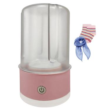 Imagem de Mini Maquina de Lavar Roupa Intima Bateria Recarregavel USB Roupa de Bebe Meia Lenço Lavadora Portatil Mala Bolsa Viagem