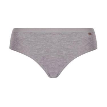 Imagem de Calcinha Baixa Loba Lupo 40352 Clássica, P, Cinza mescla