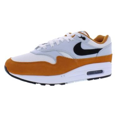 Imagem de Nike Tênis masculino Air Max 1, Branco Monarch Pure Platinum Preto, 43