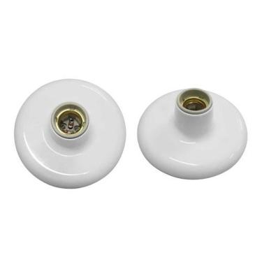 Imagem de Soquete Plafon Branco Para Iluminação Residencial - 19263