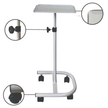 Imagem de Carrinho suporte auxiliar de apoio para vapor de ozônio - Prática, Bra