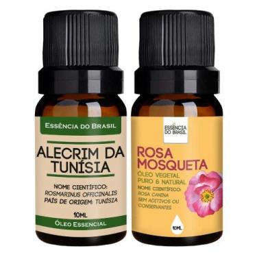 Imagem de Óleo Essencial Alecrim Da Tunísia + Vegetal R. Mosqueta 10Ml - Essênci