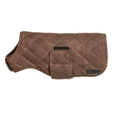 Imagem de Jaqueta de Cachorro Embark Pets Cera – Casacos para Cães em dias frios de inverno, feita de algodão e poliéster, Jaquetas de Cães Resistentes à Água para Cães Médios, Nosso Casaco de Inverno para Cães vem em 4 Tamanhos (Médio, Marrom)