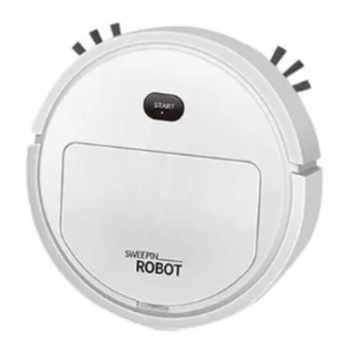 Imagem de Aspirador De Pó Robô Inteligente Varredura Limpador Automático Cor Branco