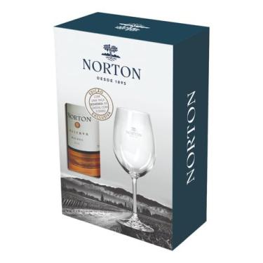 Imagem de Vinho Tinto Reserva Malbec 750ml Com Taça de Cristal