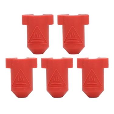 Imagem de Impressora 3D Tampa final Tampa final Resistente a silicone resistente a tampa protetora para K1C K1 Ender 3 V3 ke CR10 SE 3D Impressoras 5pcs