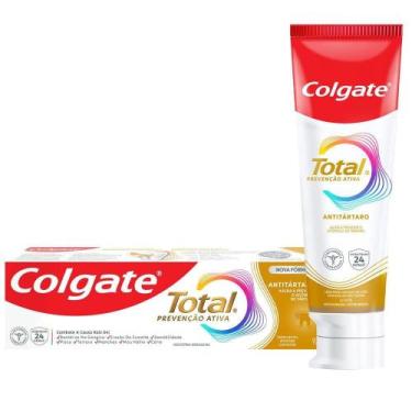 Imagem de Creme Dental Colgate Total Prevenção Ativa Antitártaro 90g