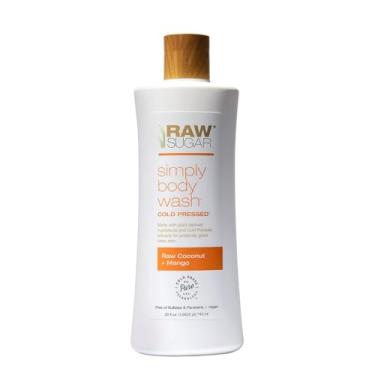 Imagem de RAW SUGAR Sabonete corporal Simply (25 ml, pacote com 1) sabonete de banho, formulado sem sulfatos e parabenos (coco cru + manga)