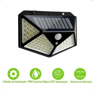 Imagem de Luminária Solar Jardim Original com Bateria Potente e Prova D'água - A