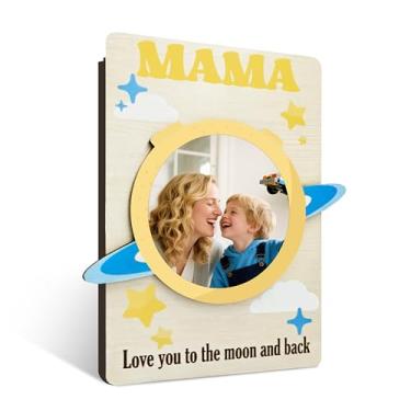 Imagem de Porta-retrato para mãe, presente de aniversário, dia das mães, ímã para geladeira, moldura magnética para mãe, mãe, 10