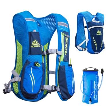 Imagem de JEELAD Colete de hidratação de corrida para homens e mulheres com bexiga de água para ciclismo, corrida, maratona e trilha