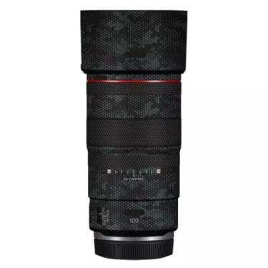 Imagem de 100 2.8 Lente Cap Skin Anti-Scratch Adesivo de Câmera para Canon RF 100 mm F2.8 Película Protetora Macro Decalque (Mamba Green)