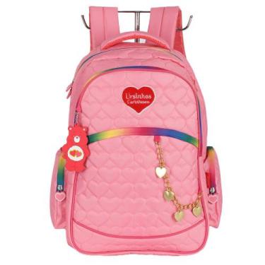 Imagem de Mochila De Costas Escolar Bolso Notebook Ursinhos Carinhosos - Luxcel,