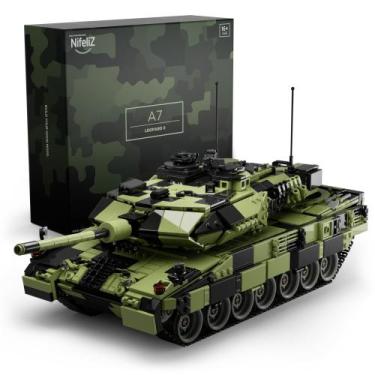 Imagem de Conjunto de construção Nifeliz Leopard II A7 Tank Military 2069 unidad