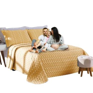 Imagem de Cobre Leito Casal Queen Heitor Hipercal 400 Fios Elegante - MR Enxovai