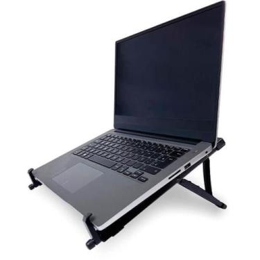 Imagem de Suporte para Notebook Regulavel ABS Preto - Reliza