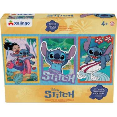 Imagem de QUEBRA-CABECA Madeira STITCH 3X100 - Xalingo