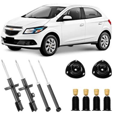 Imagem de 4 Amortecedor Onix Dianteiro Traseiro Nakata E Kit