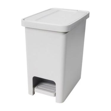 Imagem de LIXEIRA COM PEDAL TEXAS 10,5L CINZA DUP