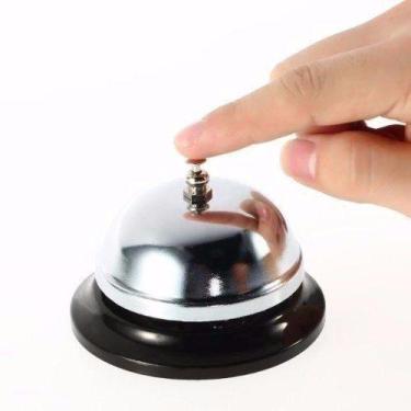 Imagem de Campainha De Mesa Sino Em Metal Para Balcão - MARKELK