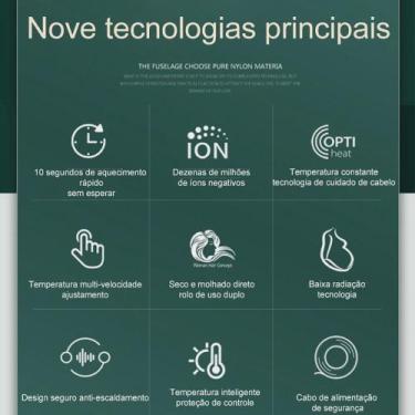 Imagem de Multifuncional profissional alisador de cabelo turmalina cerâmica mode