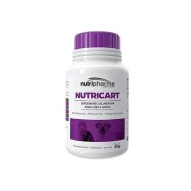 Imagem de Nutricart 1000 Suplemento Cachorros e gatos 60 Comprimidos - Nutriphar