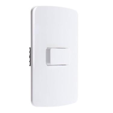 Imagem de Conjunto 4x2 Interruptor Intermediário Four Way B3 Margirius, Branca