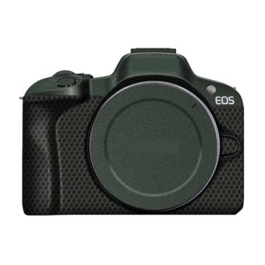 Imagem de R 100 Adesivo de corpo da câmera Kit de película protetora acessórios de pele decalques de vinil para Canon EOS R100 (verde turquesa)