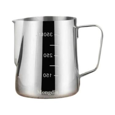Imagem de Jarra De Espuma De Leite Em Aço Inoxidável 350ml 450ml 600ml Acessório