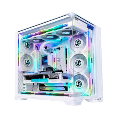 Imagem de Gabinete Gamer Lian Li O11 Vision Compact Vidro Branco