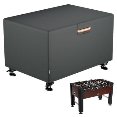 Imagem de EVRBUL Capa de proteção de mesa de pebolim Capa de mesa de futebol impermeável para uso externo/interno resistente a UV