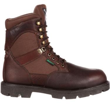 Imagem de Georgia Boot Homeland Tênis de trabalho masculino com isolamento térmico de 20 cm, Marrom, 44