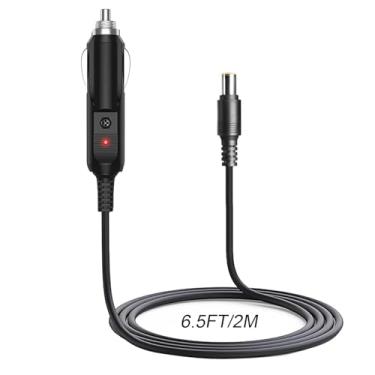 Imagem de Adaptador de alimentação para carregador de carro compatível com BLUETTI Cabo de carregamento de carro EB3A / EB70 / EB70S Cabo de carregamento portátil de 2 m/6,5 pés, substituição para cabo de