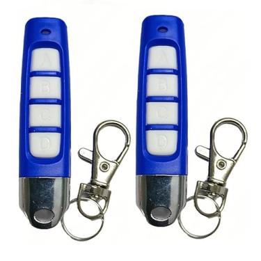Imagem de Twins Kit2 Universal 4 Botões Clonagem Alarmes Sem Fio Controle Remoto Substituição Portão Elétrico 433,92 MHz para Porta de Garagem de Carro Portas Rolantes Fechadura Claraboia (Roxo-Preto) (ABCD