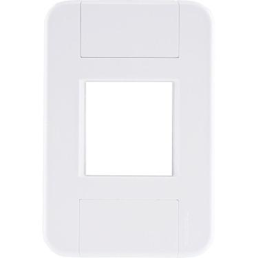 Imagem de Placa 2 Postos Juntos 4x2 Tramontina Tablet Branca Tramontina